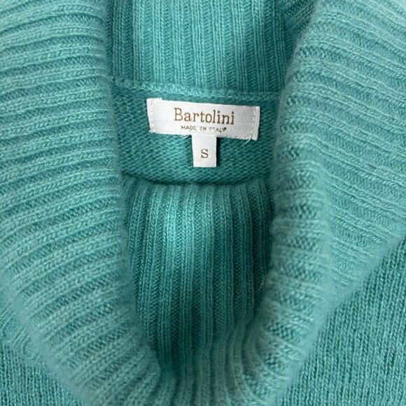 Bartolini Made in Italy Wool Cashmere Blend Turtleneck Sweater Women's Small - Picture 2 of 5
